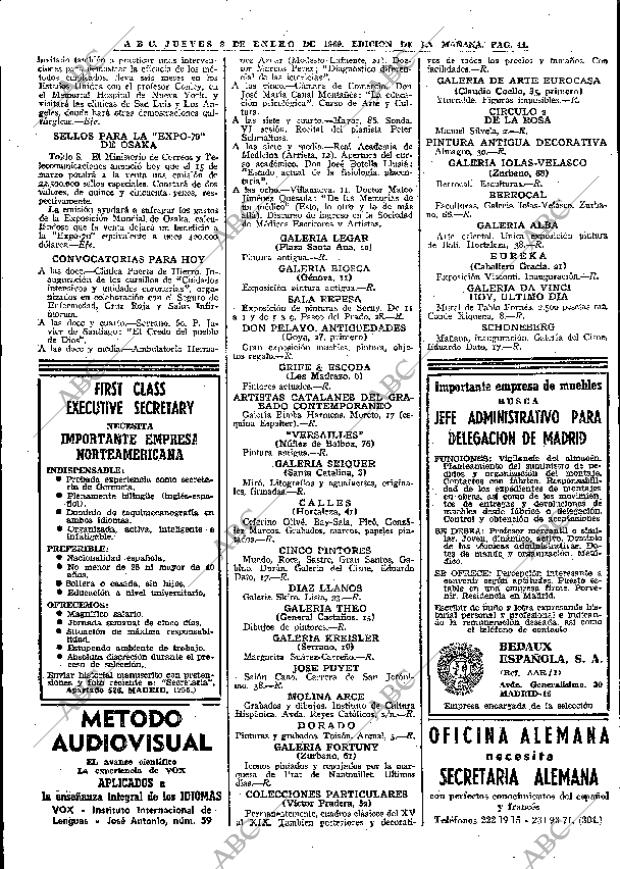 ABC MADRID 09-01-1969 página 44