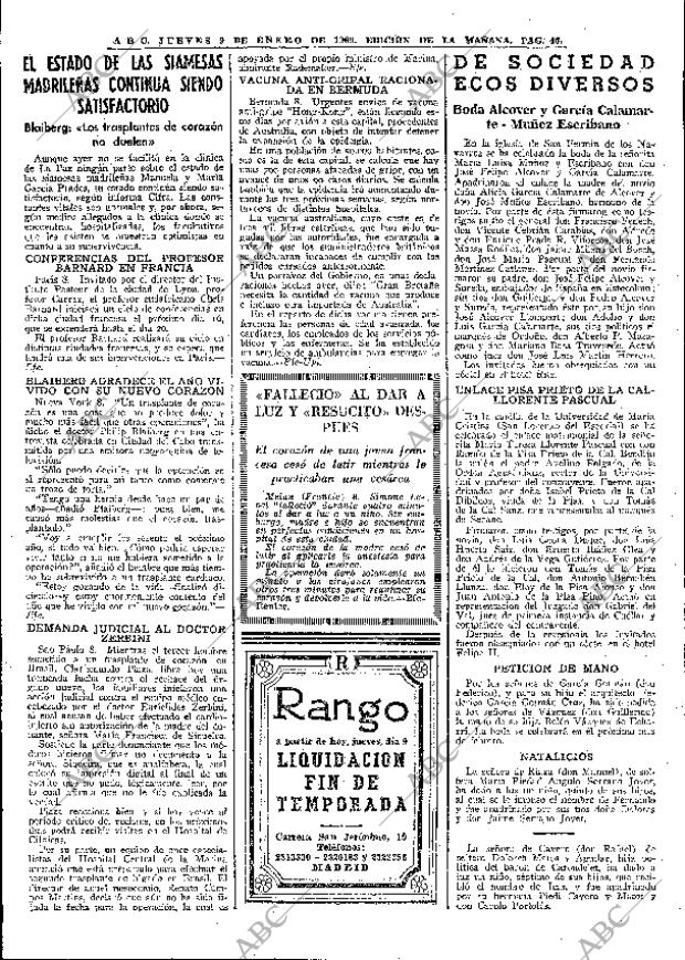 ABC MADRID 09-01-1969 página 46