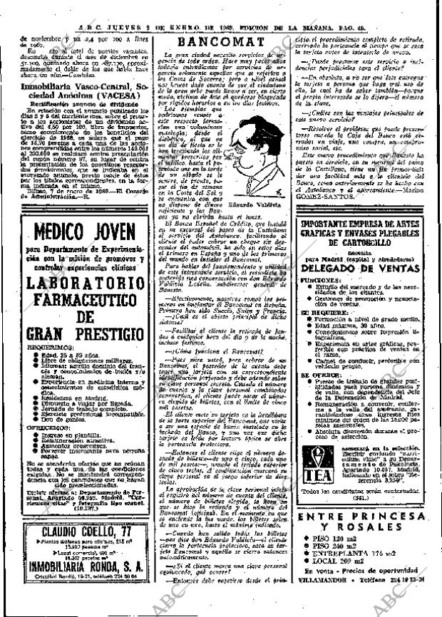 ABC MADRID 09-01-1969 página 48