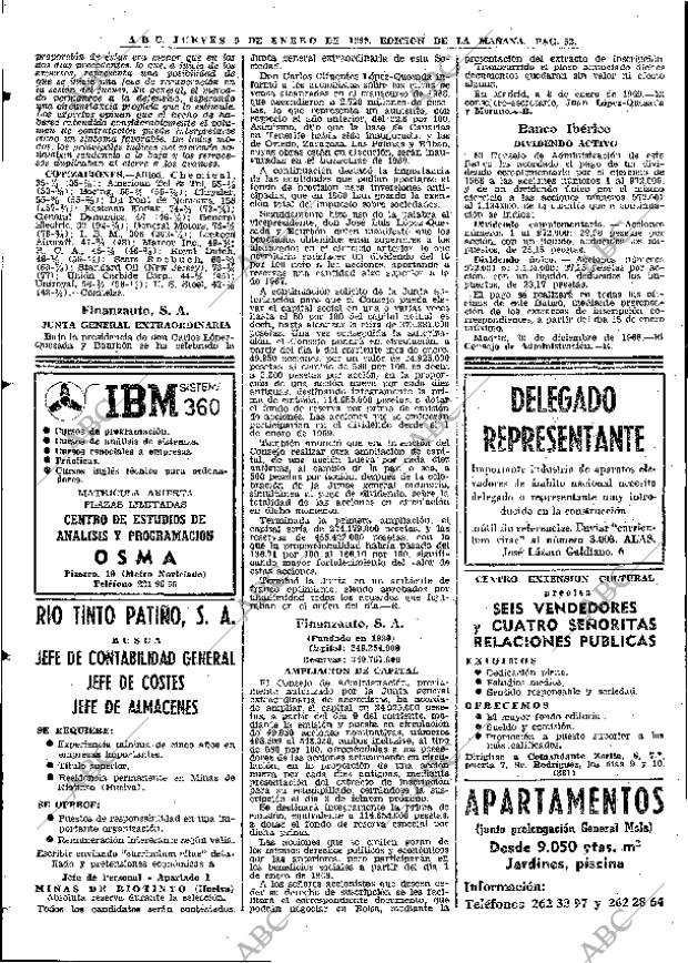 ABC MADRID 09-01-1969 página 52