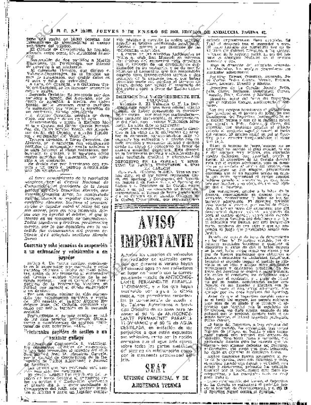 ABC SEVILLA 09-01-1969 página 40