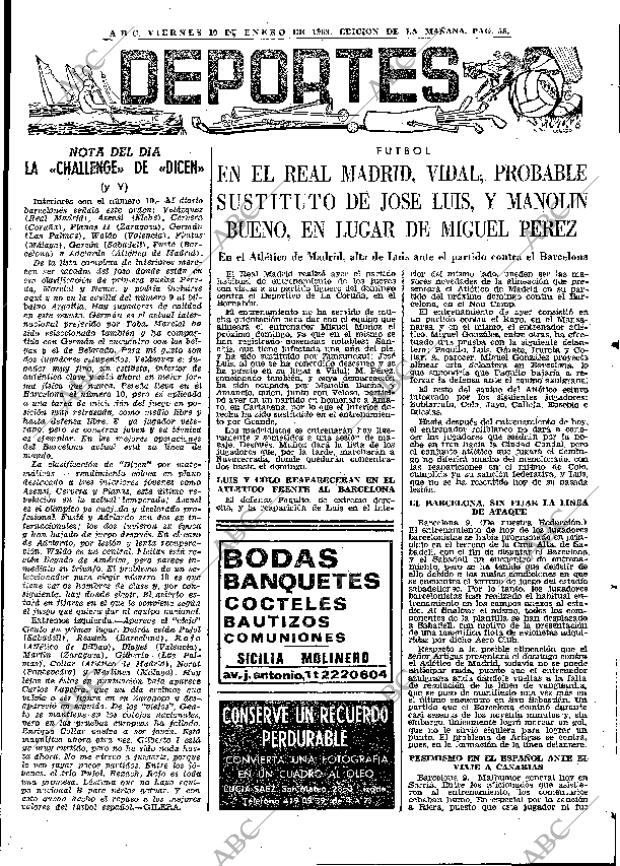 ABC MADRID 10-01-1969 página 55