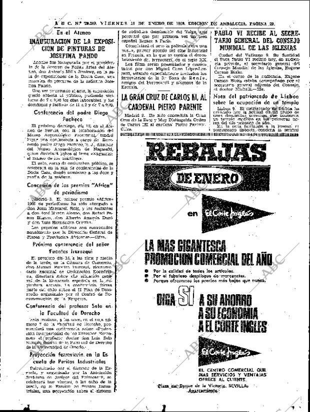 ABC SEVILLA 10-01-1969 página 27