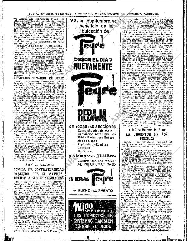 ABC SEVILLA 10-01-1969 página 30