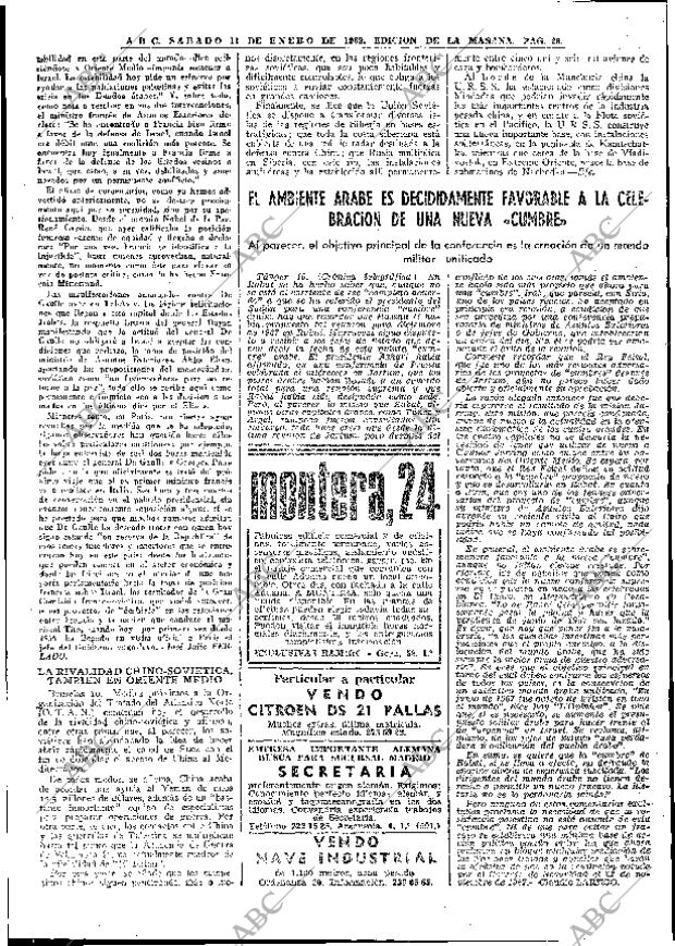 ABC MADRID 11-01-1969 página 26