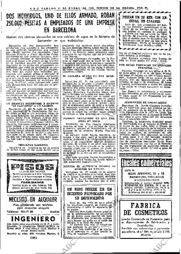 ABC MADRID 11-01-1969 página 31