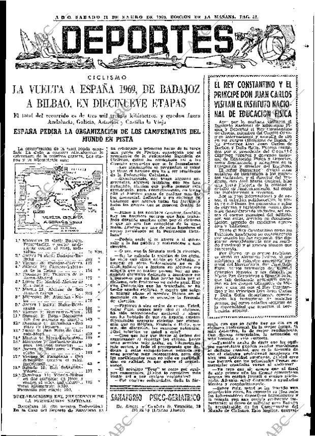 ABC MADRID 11-01-1969 página 51