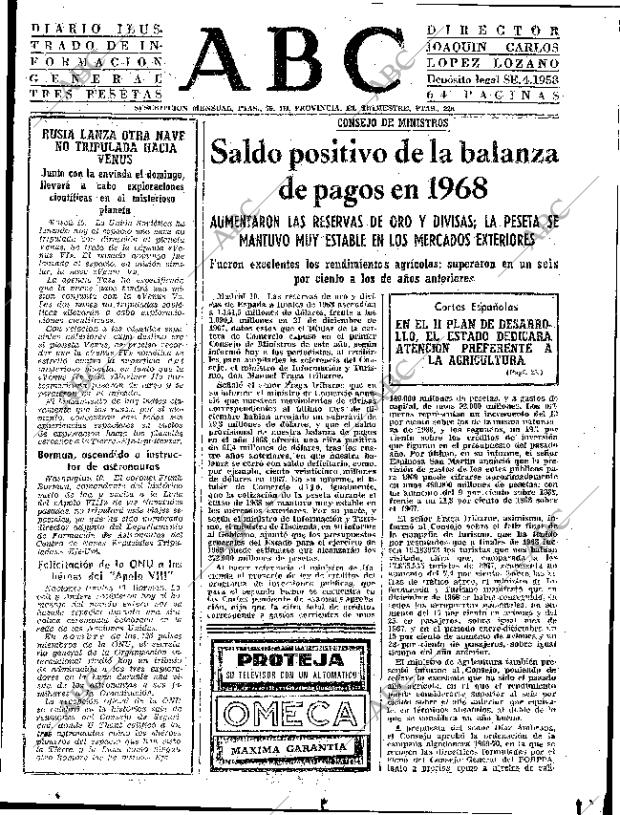 ABC SEVILLA 11-01-1969 página 15