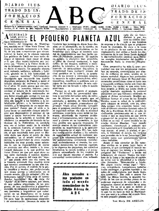 ABC SEVILLA 11-01-1969 página 3