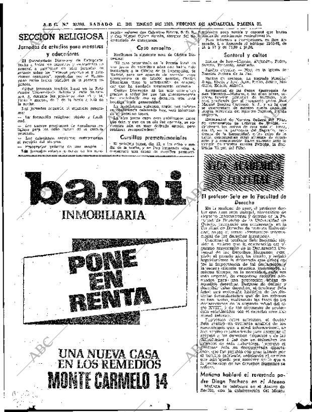 ABC SEVILLA 11-01-1969 página 31