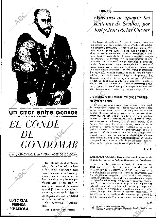 BLANCO Y NEGRO MADRID 11-01-1969 página 86