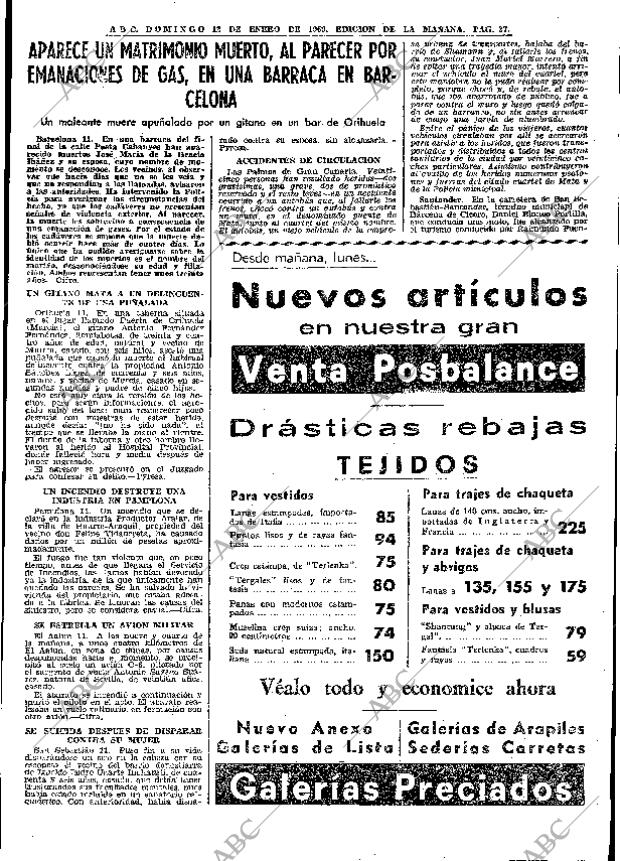 ABC MADRID 12-01-1969 página 27