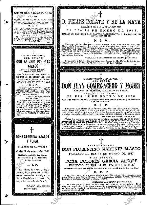 ABC MADRID 12-01-1969 página 84