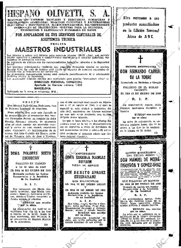ABC MADRID 12-01-1969 página 89