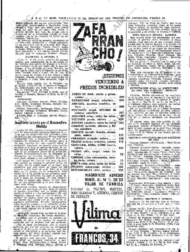 ABC SEVILLA 12-01-1969 página 61
