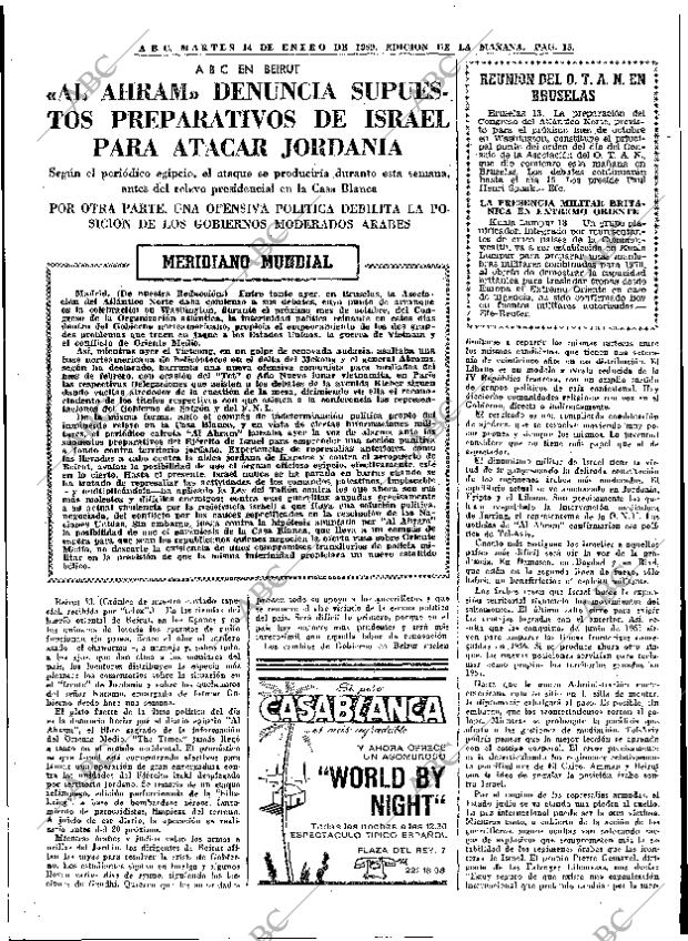 ABC MADRID 14-01-1969 página 15