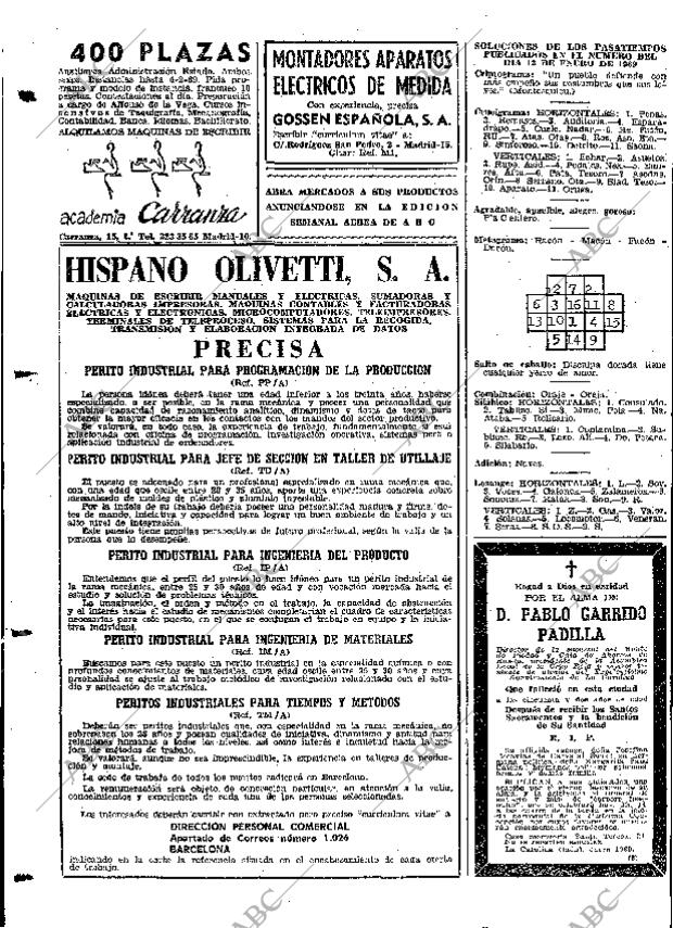 ABC MADRID 14-01-1969 página 98