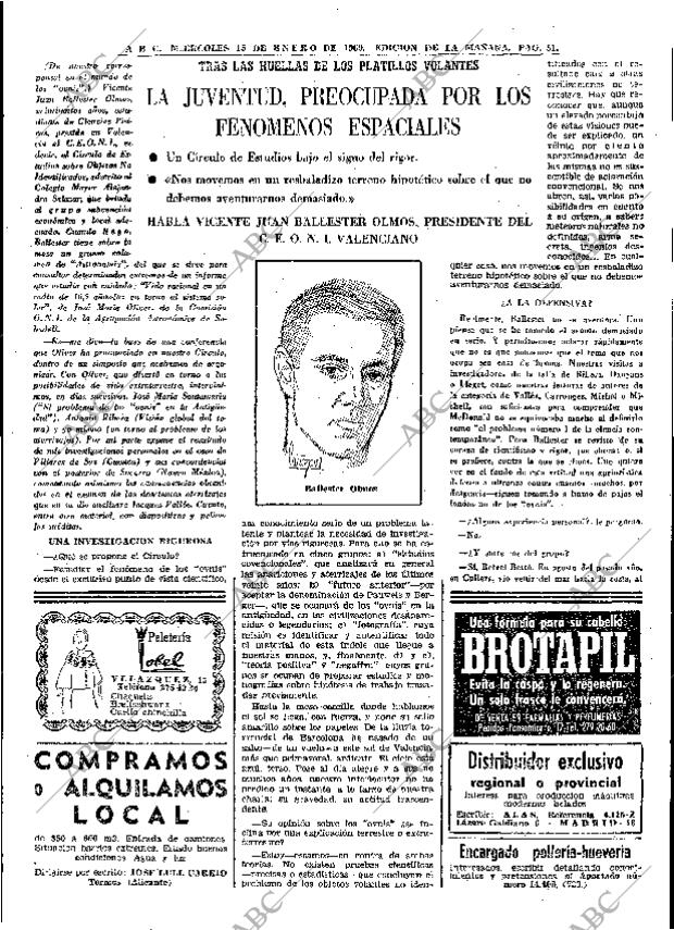 ABC MADRID 15-01-1969 página 31
