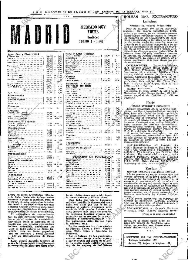 ABC MADRID 15-01-1969 página 61