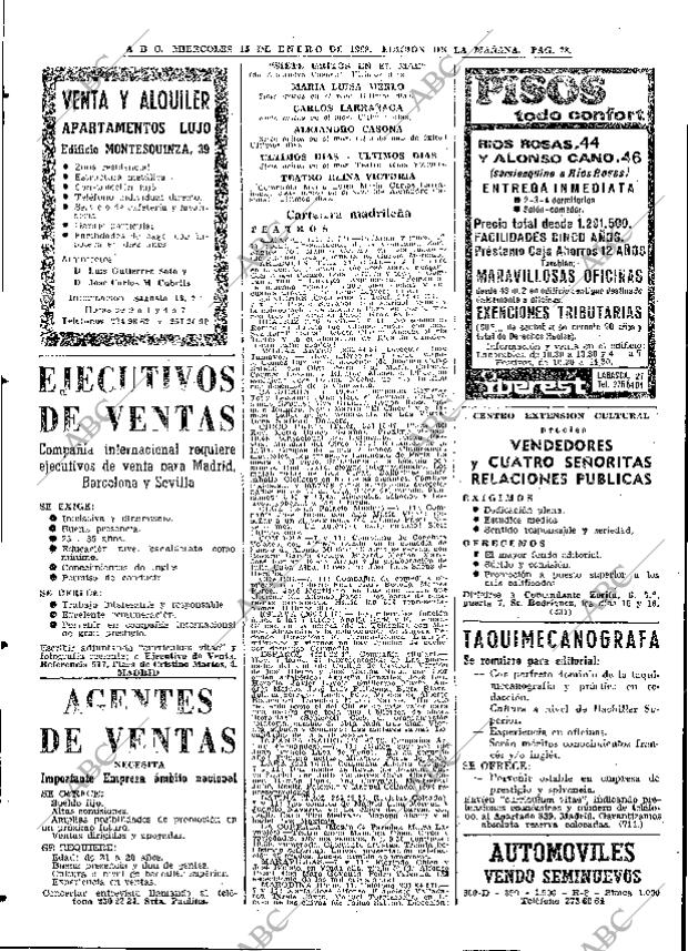 ABC MADRID 15-01-1969 página 78