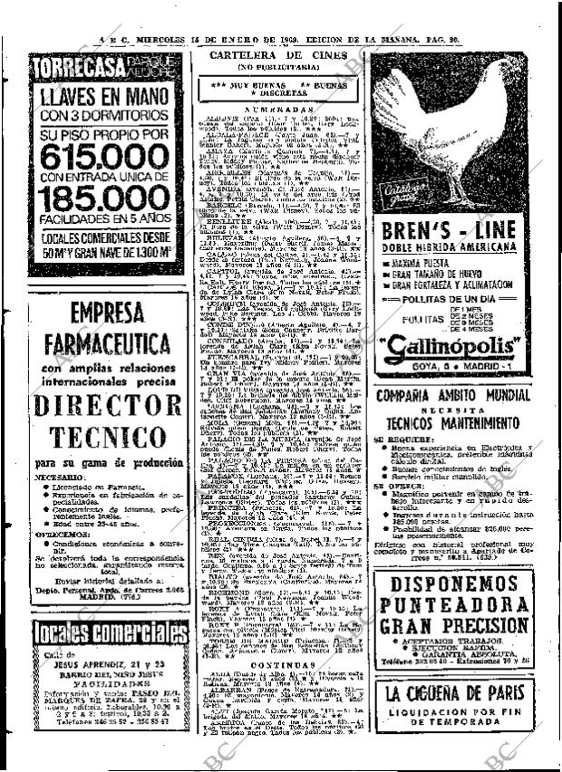 ABC MADRID 15-01-1969 página 80