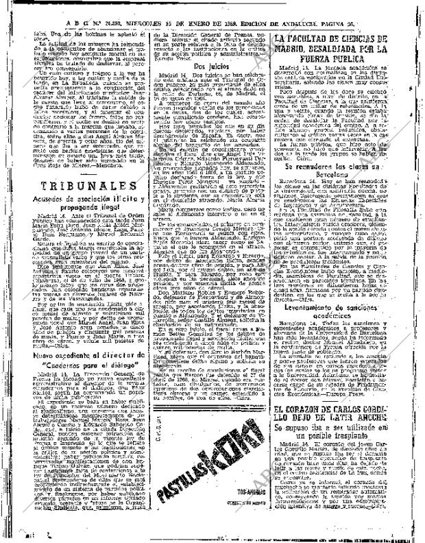 ABC SEVILLA 15-01-1969 página 26