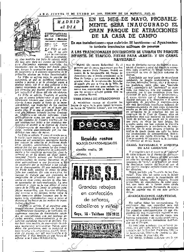 ABC MADRID 16-01-1969 página 45