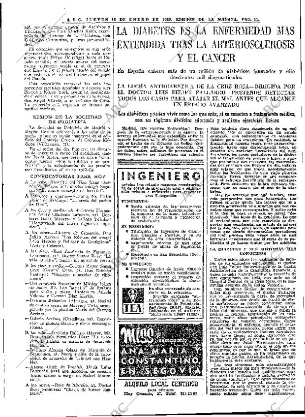 ABC MADRID 16-01-1969 página 51