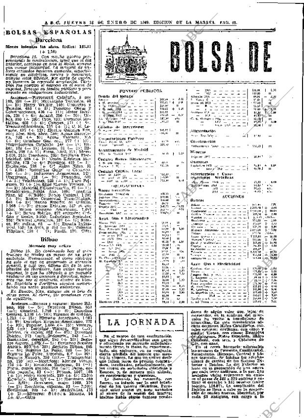 ABC MADRID 16-01-1969 página 60