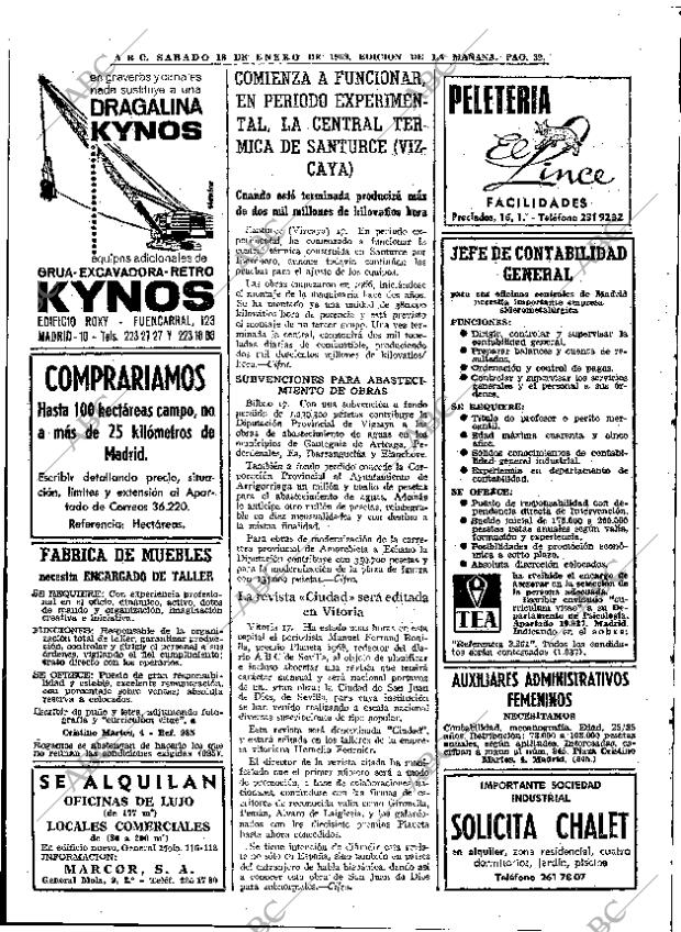 ABC MADRID 18-01-1969 página 30