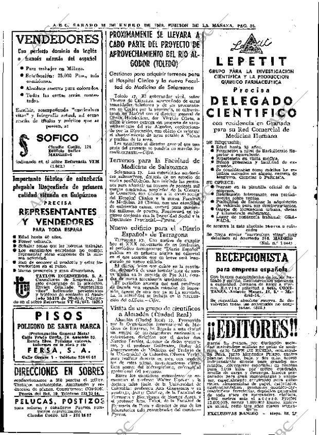 ABC MADRID 18-01-1969 página 32