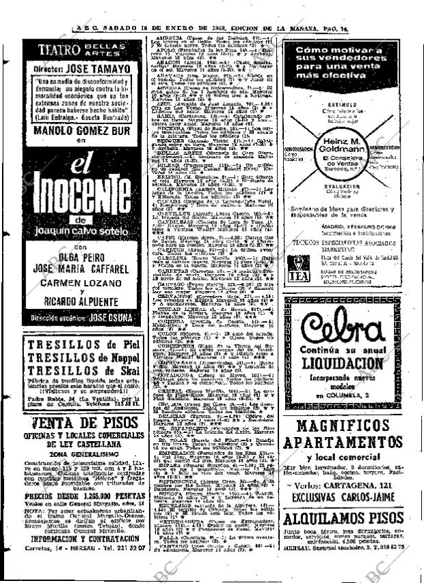 ABC MADRID 18-01-1969 página 72