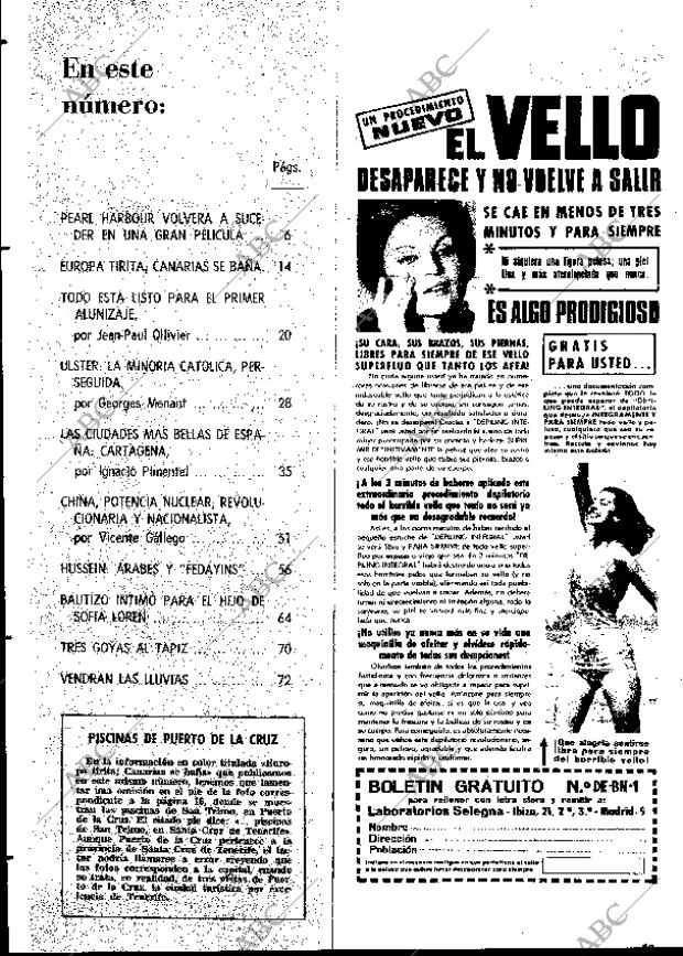 BLANCO Y NEGRO MADRID 18-01-1969 página 19