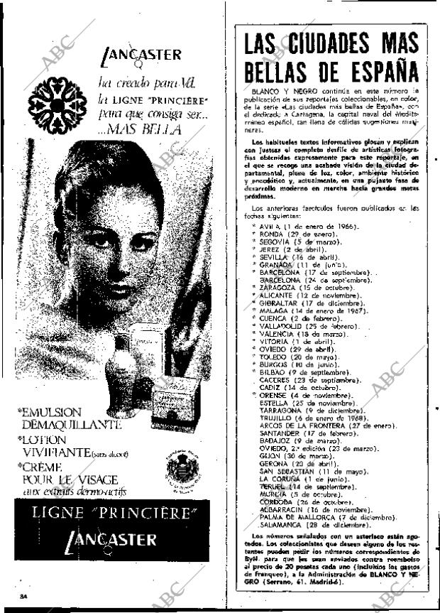 BLANCO Y NEGRO MADRID 18-01-1969 página 34