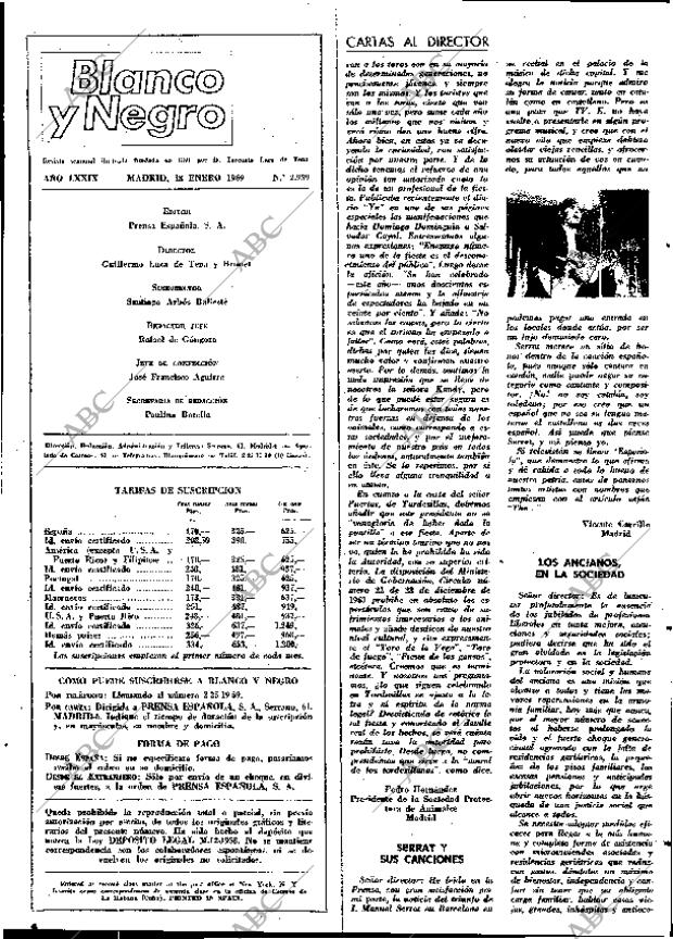 BLANCO Y NEGRO MADRID 18-01-1969 página 4