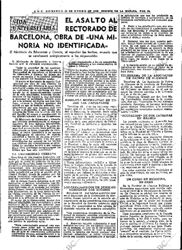 ABC MADRID 19-01-1969 página 25