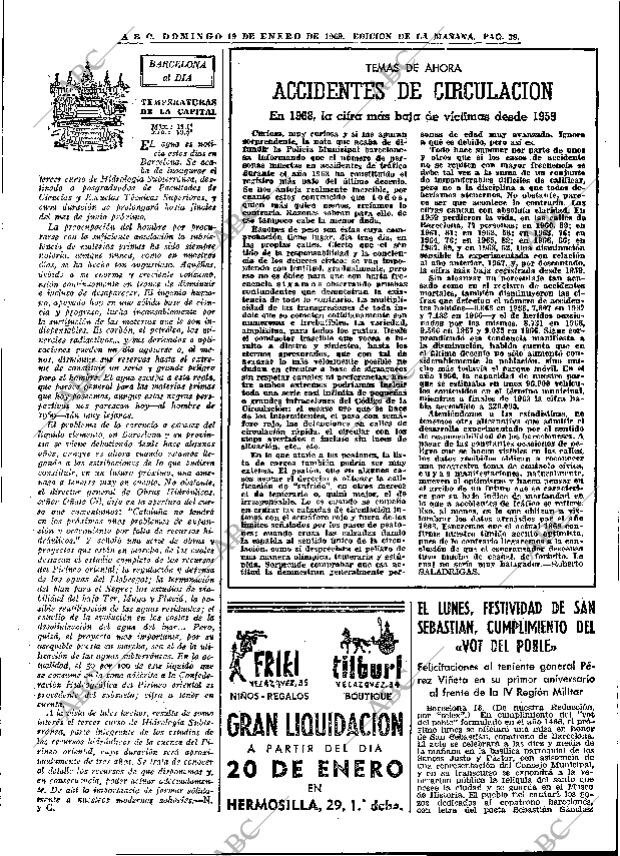 ABC MADRID 19-01-1969 página 39