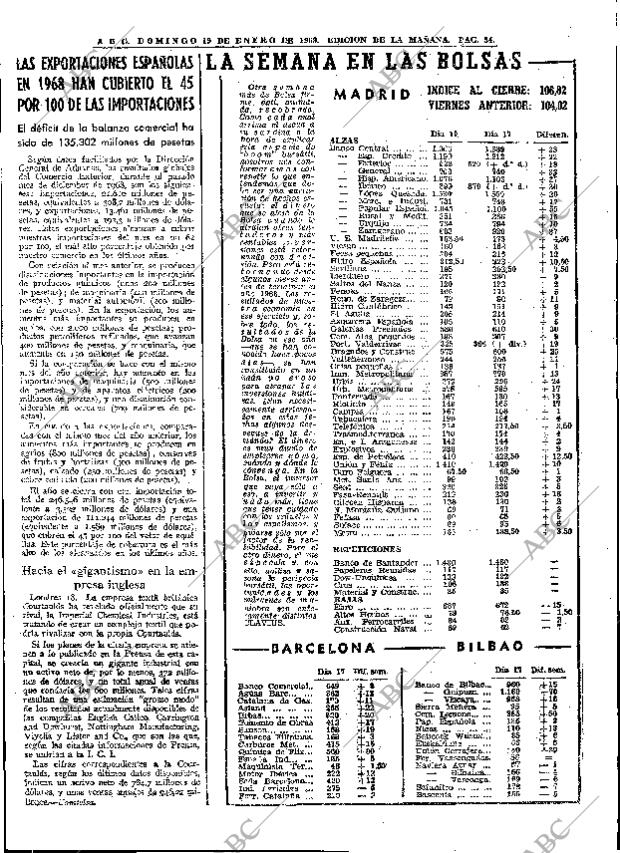 ABC MADRID 19-01-1969 página 54