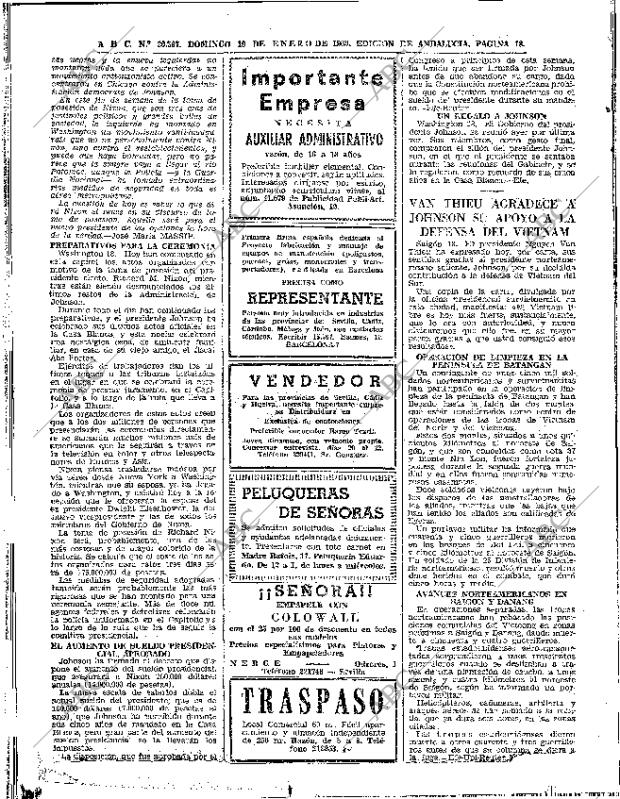 ABC SEVILLA 19-01-1969 página 18