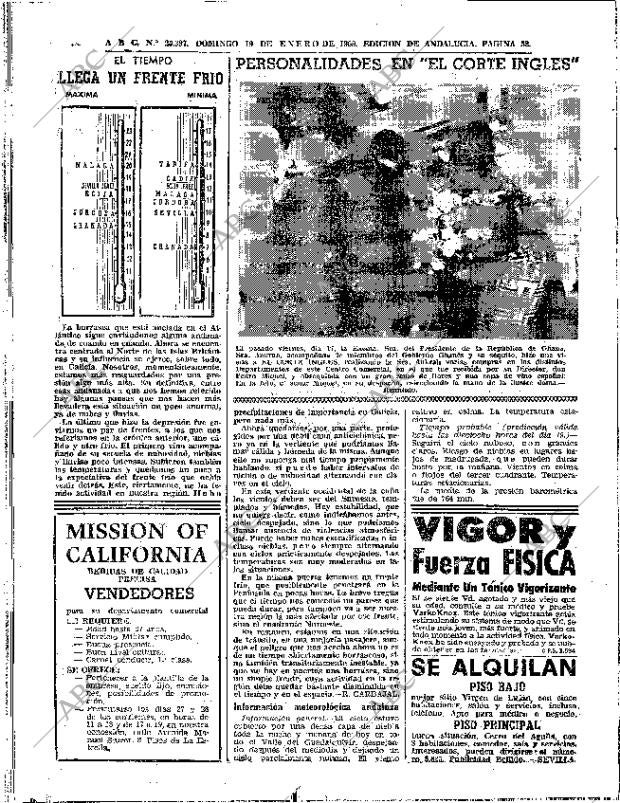 ABC SEVILLA 19-01-1969 página 52