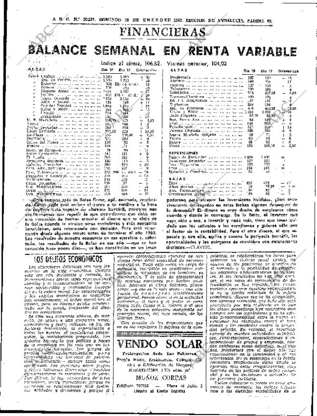 ABC SEVILLA 19-01-1969 página 65