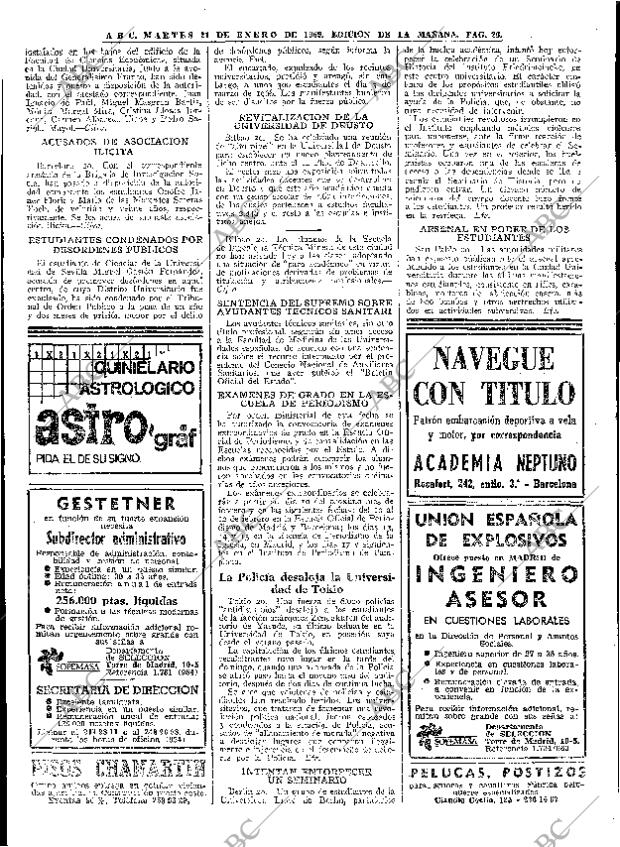 ABC MADRID 21-01-1969 página 26