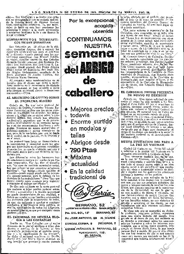ABC MADRID 21-01-1969 página 28