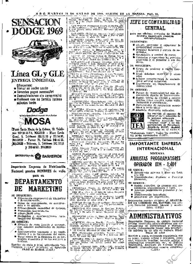 ABC MADRID 21-01-1969 página 78