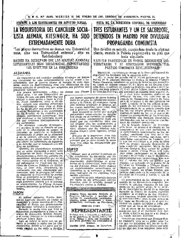 ABC SEVILLA 21-01-1969 página 25