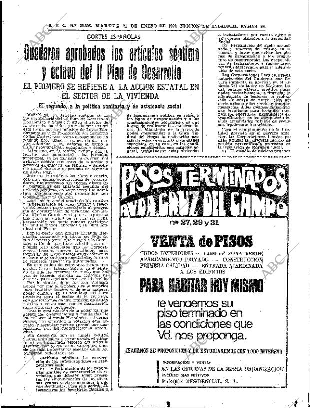 ABC SEVILLA 21-01-1969 página 29