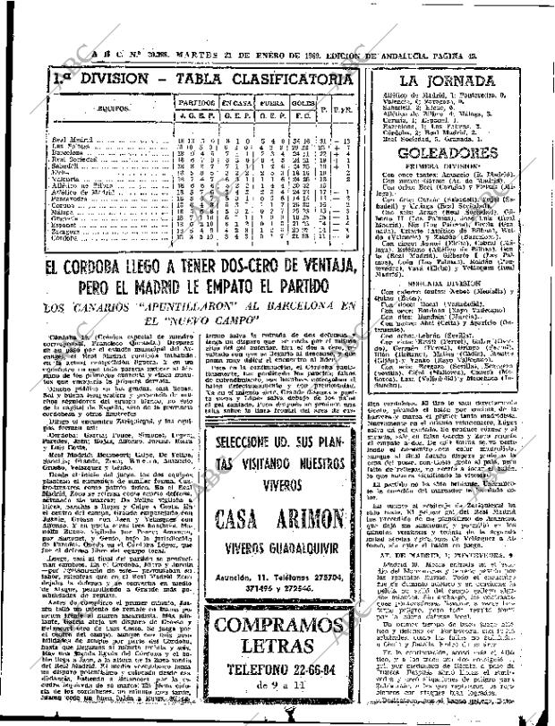 ABC SEVILLA 21-01-1969 página 49