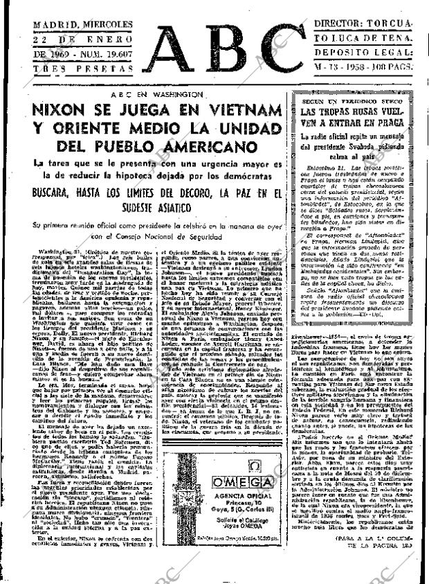 ABC MADRID 22-01-1969 página 15