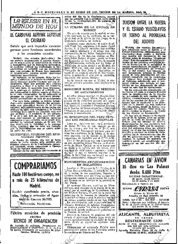 ABC MADRID 22-01-1969 página 29