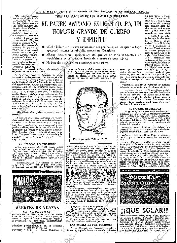 ABC MADRID 22-01-1969 página 33